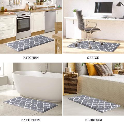 WISELIFE kitchen mat is easy to wipe clean to maintain a fresh look.