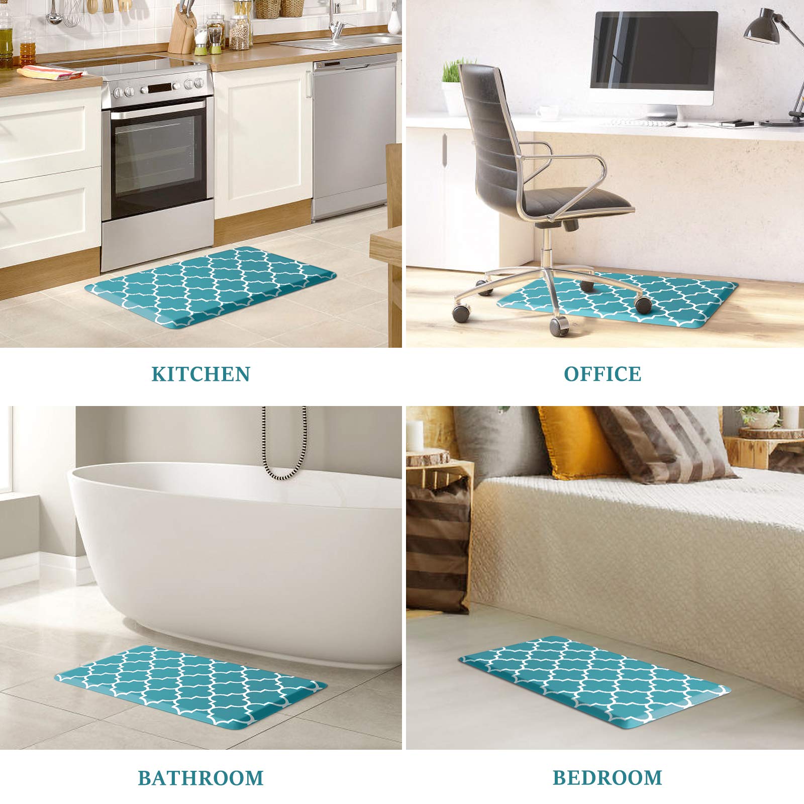 WISELIFE sink-area-use mat protects floors while you rinse, wash, or prep.