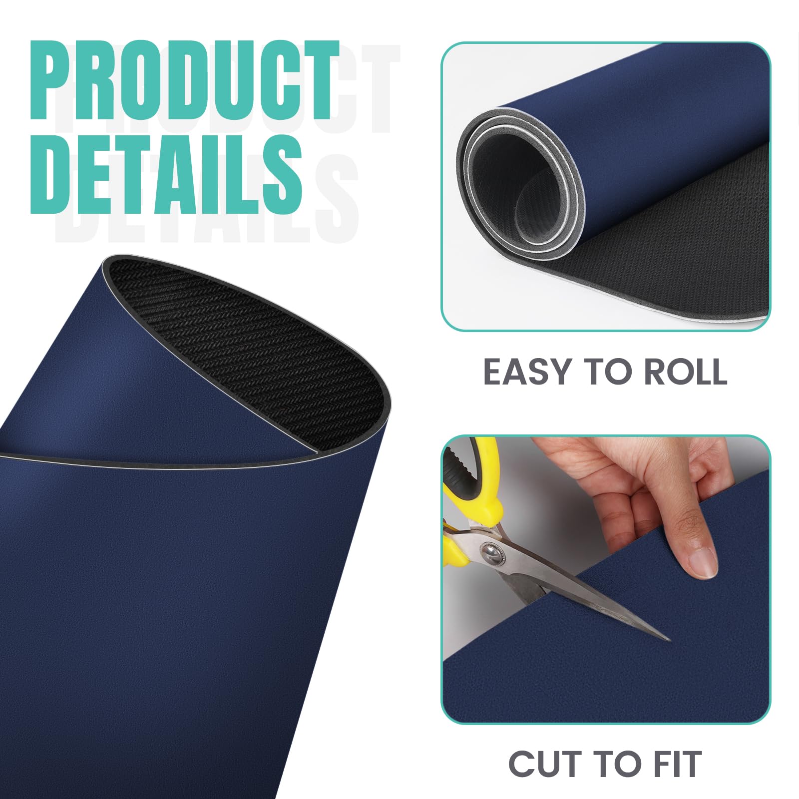 WISELIFE multi-use mat can be cut to fit your space