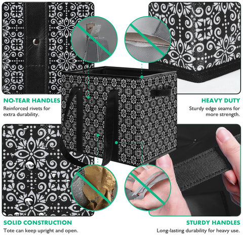 WISELIFE bags show cardboard-bottom insert for a rigid upright load