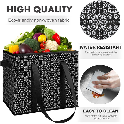 WISELIFE six-pack bags in water-resistant fabric protect contents in rain