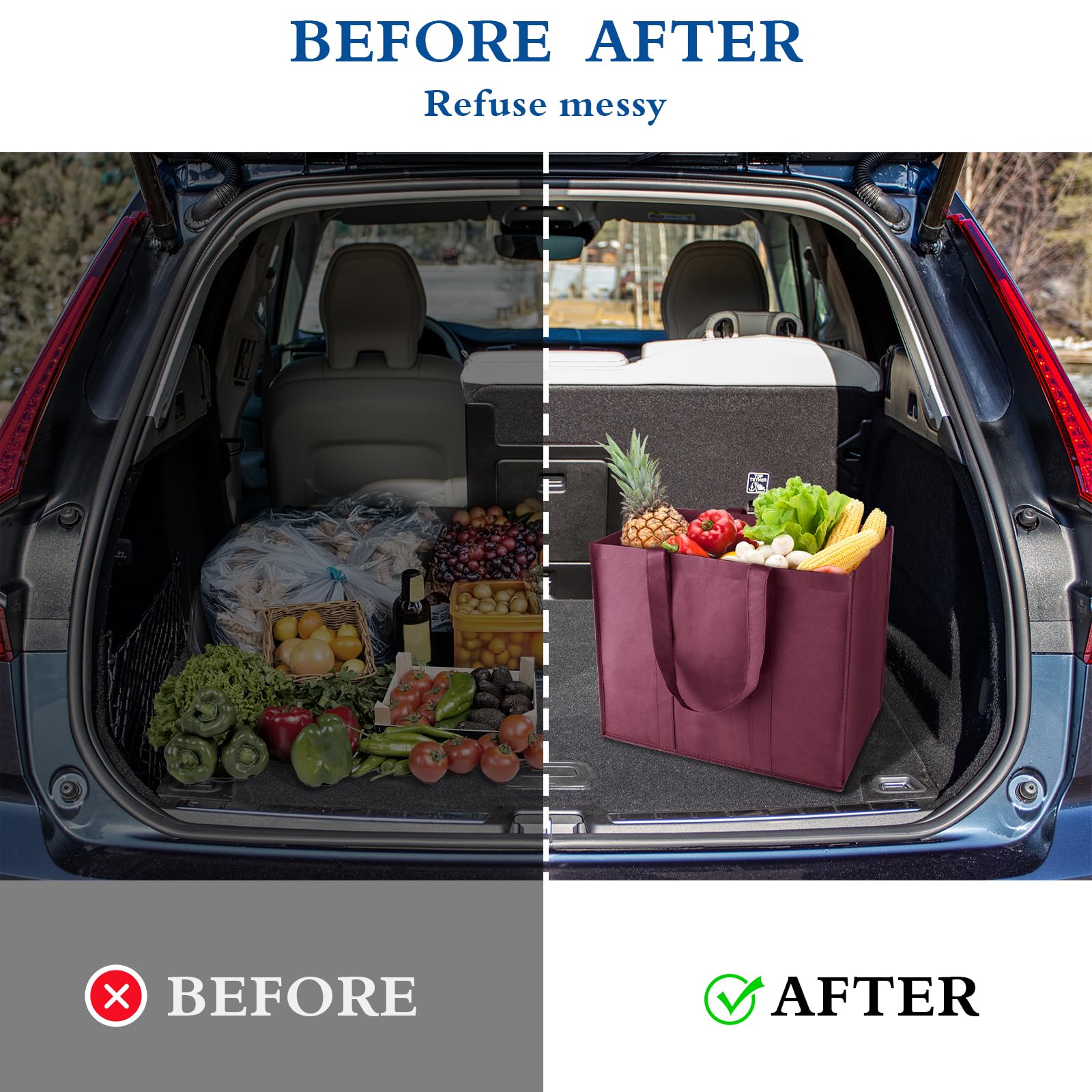 WISELIFE sturdy ripstop fabric resists tearing during busy shopping trips.