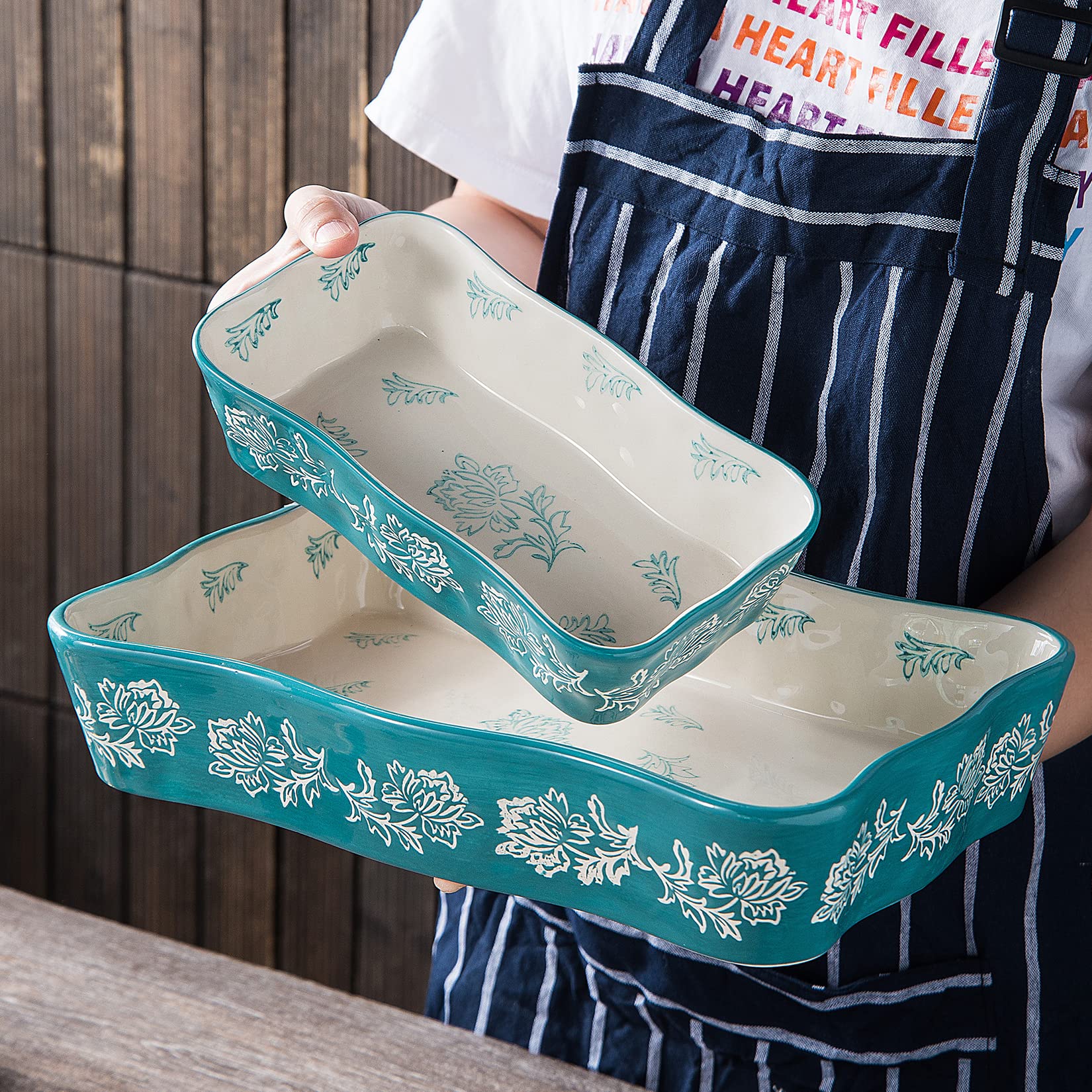 Wisenvoy baking dish in oven ready for roasting and browning