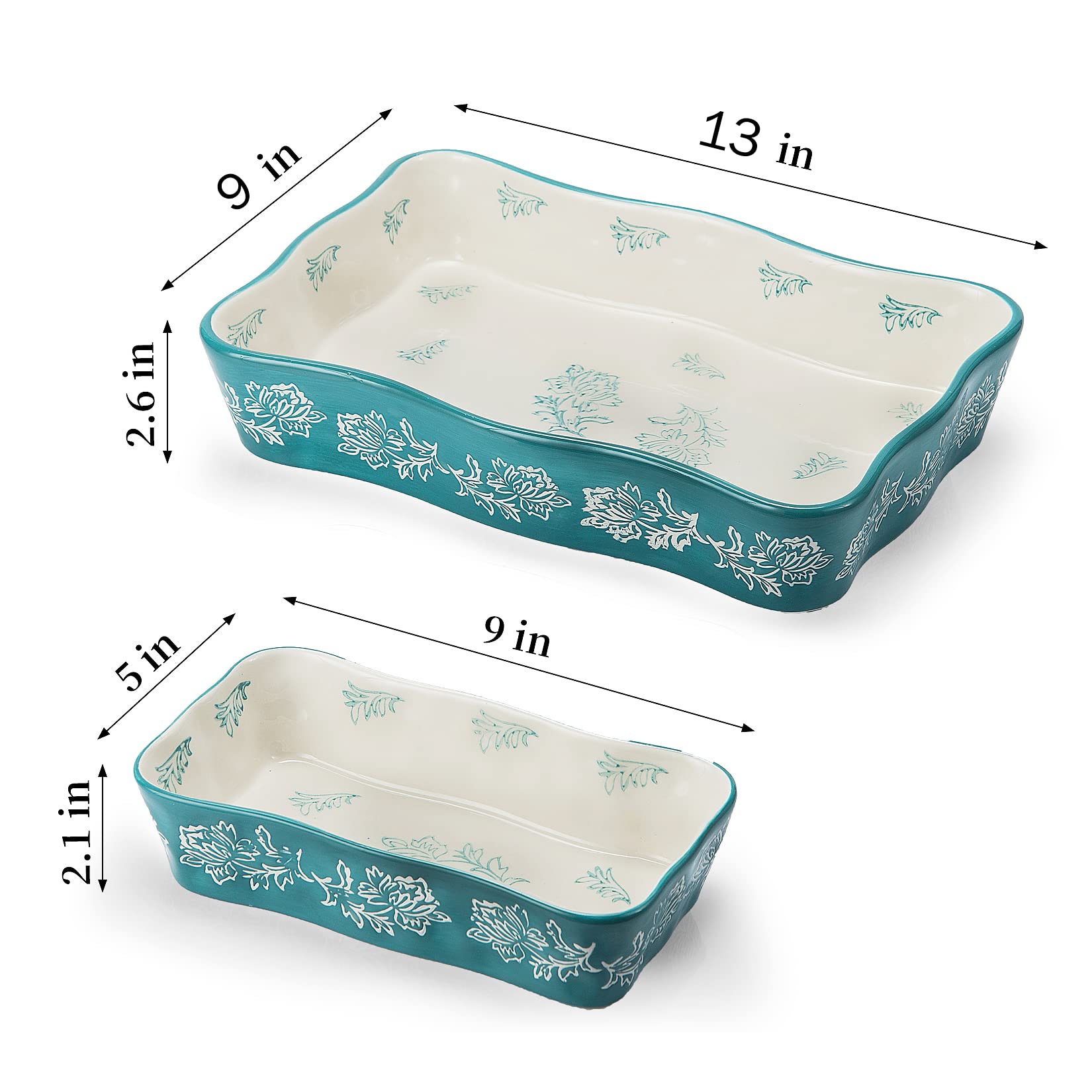Wisenvoy casserole pan interior close-up showcases glaze and heat resistance for even baking