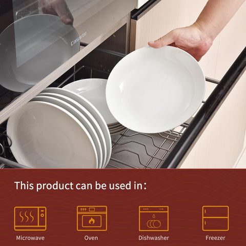 WishDeco dishwasher safe porcelain bowl for easy cleaning