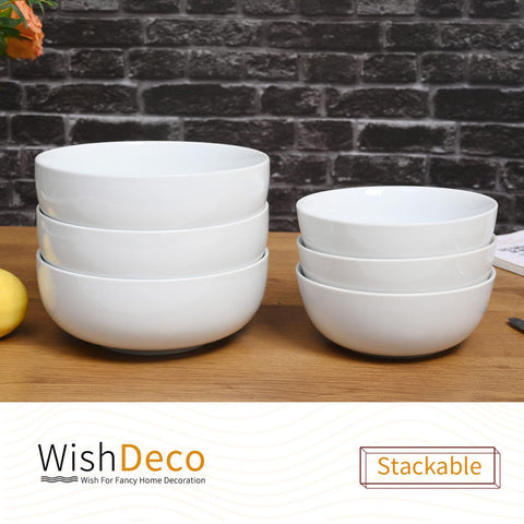 WishDeco stackable bowls save cabinet space between family meals
