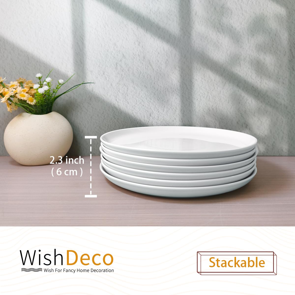 WishDeco dishwasher-safe plate simplifies cleanup after family dinners.