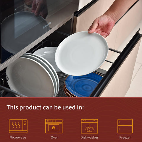 WishDeco oven-freezer-safe plate suitable for versatile meal prep and storage.