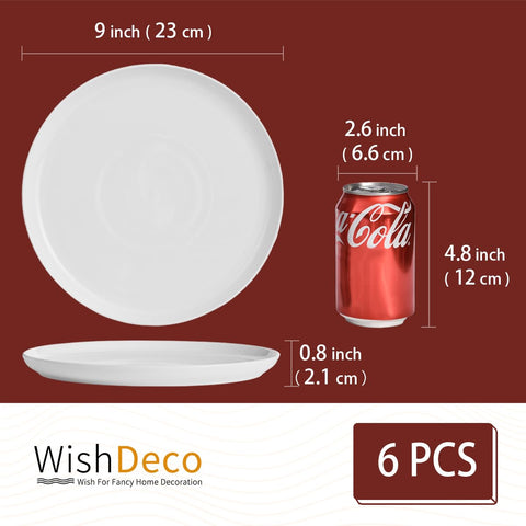 WishDeco plate stackable design saves space and keeps table tidy.