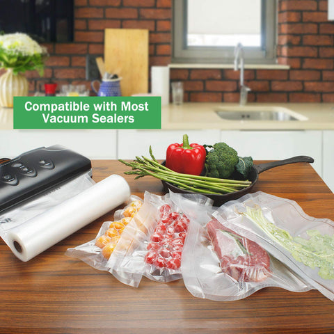 WishDirect BPA-free bag roll, heavy-duty 4 mil for durable food storage
