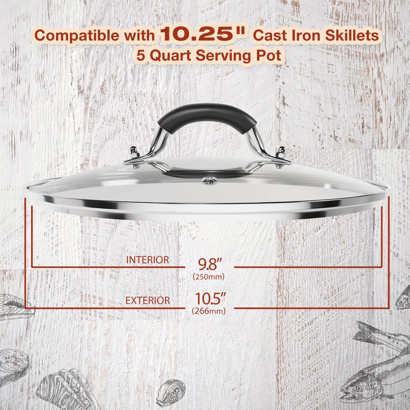 Close-up of WishDirect lid with stainless steel rim showing durability