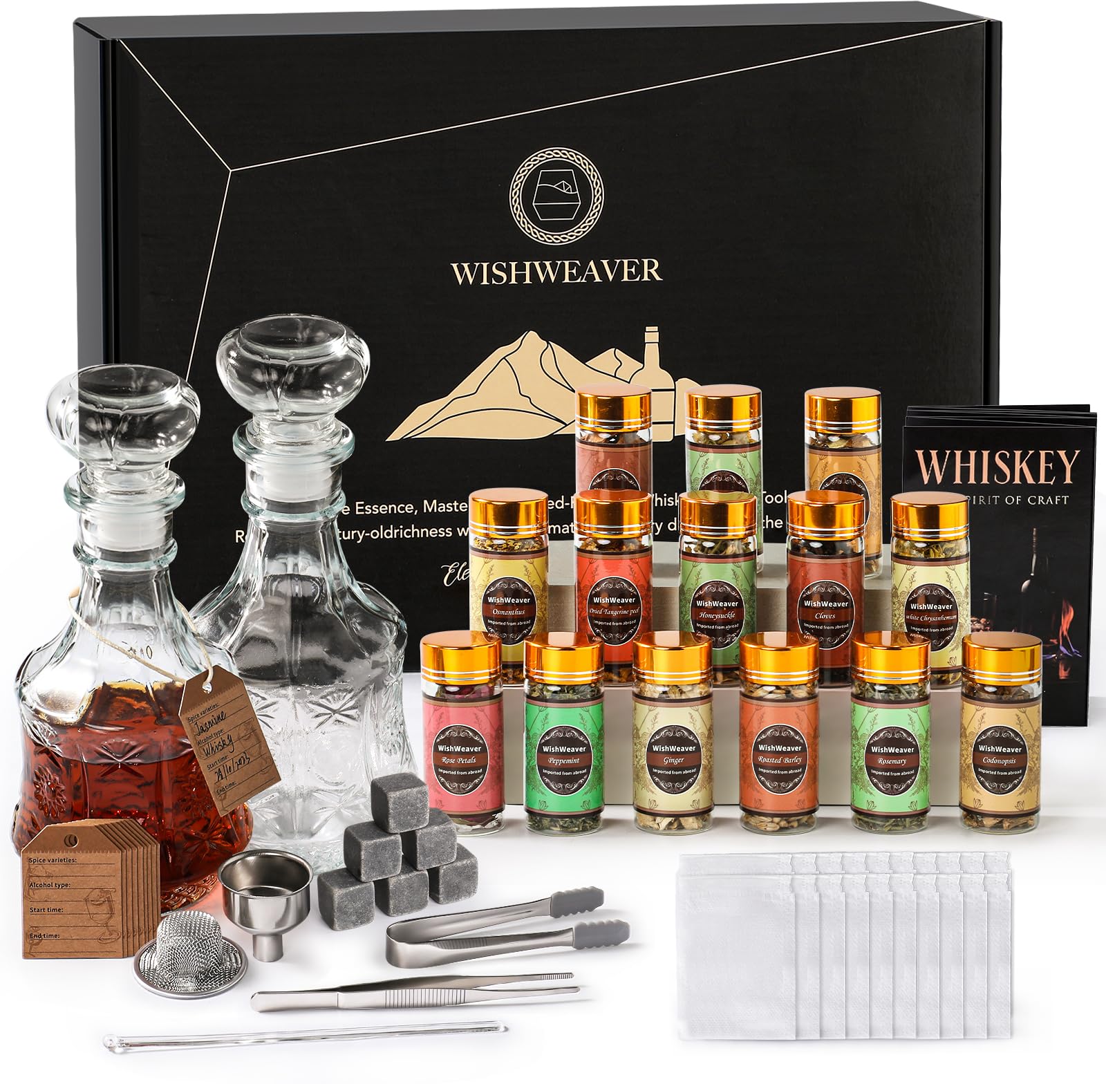 WishWeaver Alcohol Infusion Kit packaging, ready for gifting.