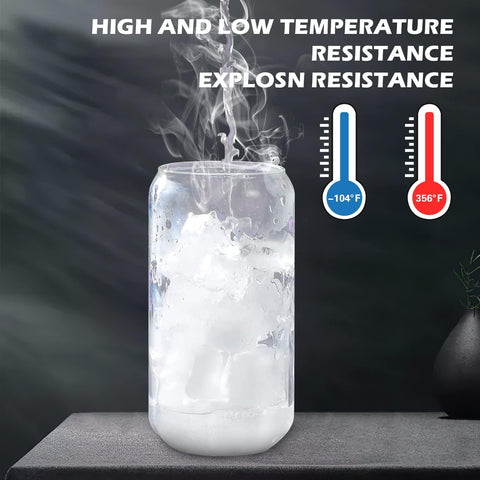 WISIMMALL clear, durable glass suitable for hot and cold drinks.