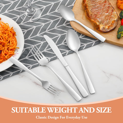 WISKEMA mirror-polished flatware finish adds premium look to any table.