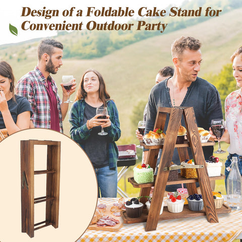 Wisreach stand with oval tray adds extra space for treats.