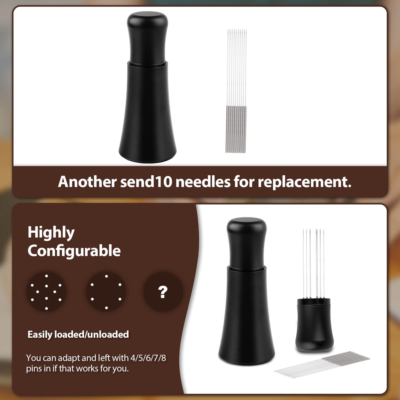 Extra needles included for convenient replacement with the WDT tool.