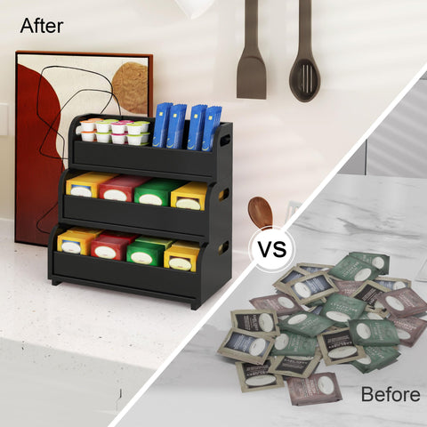Wisuce detachable stackable design maximizes space in pantry or kitchen.
