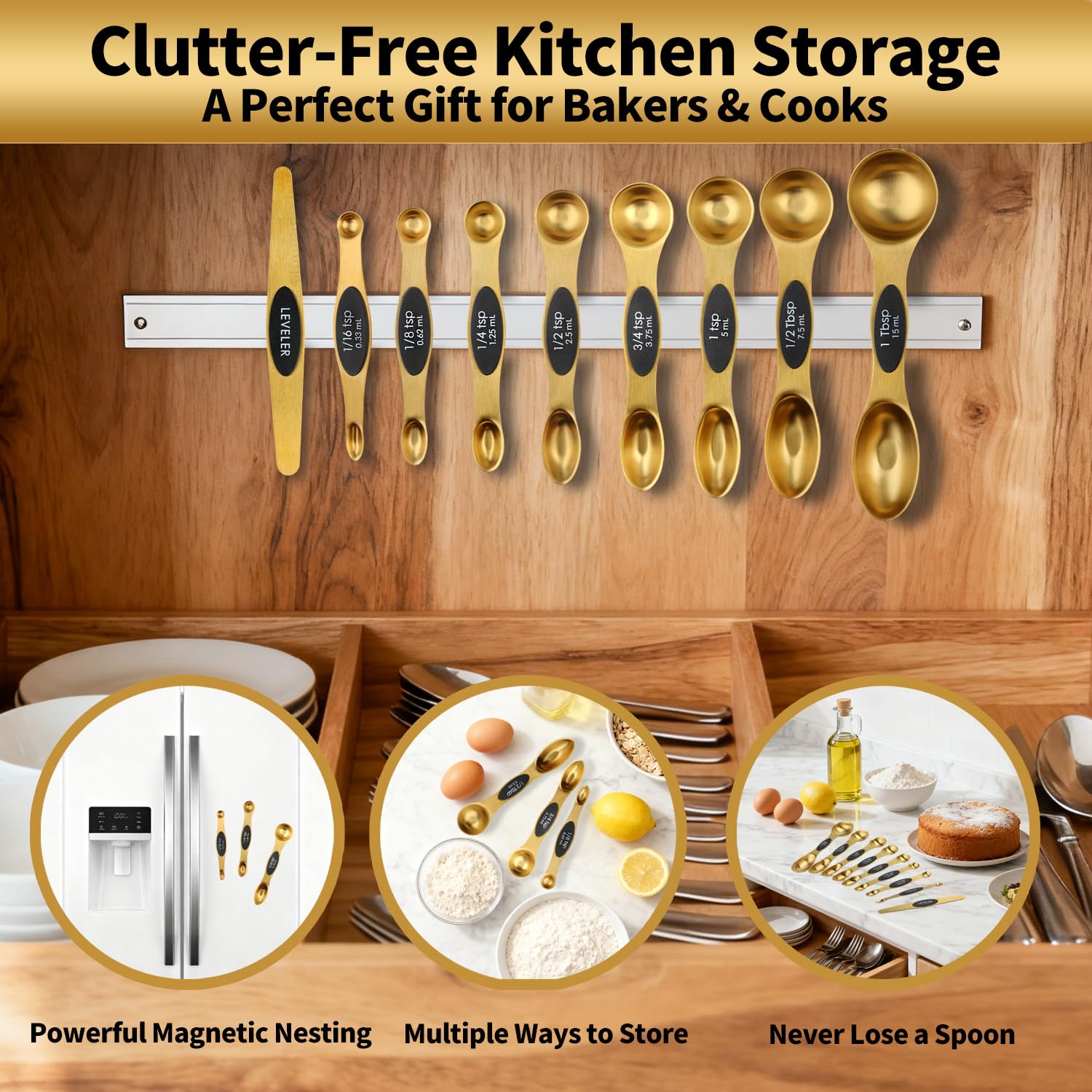 Wisvenio durable toolset designed for dry and liquid ingredients.