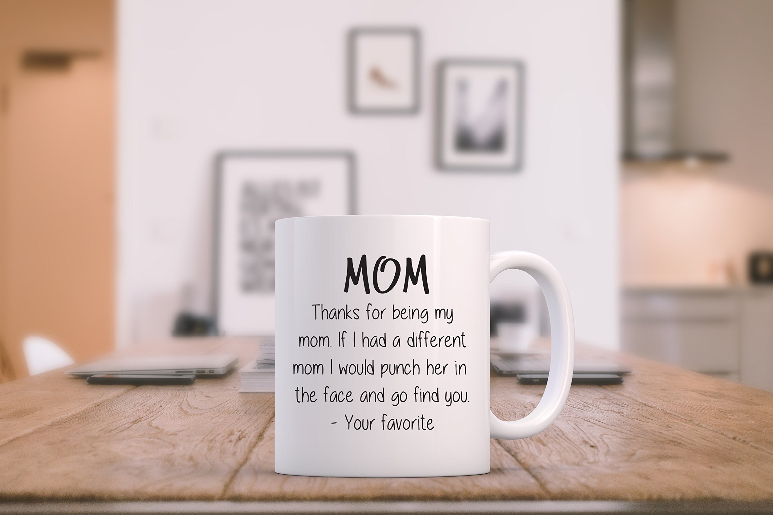 Wittsy Glassware mom mug in gift box ready to gift