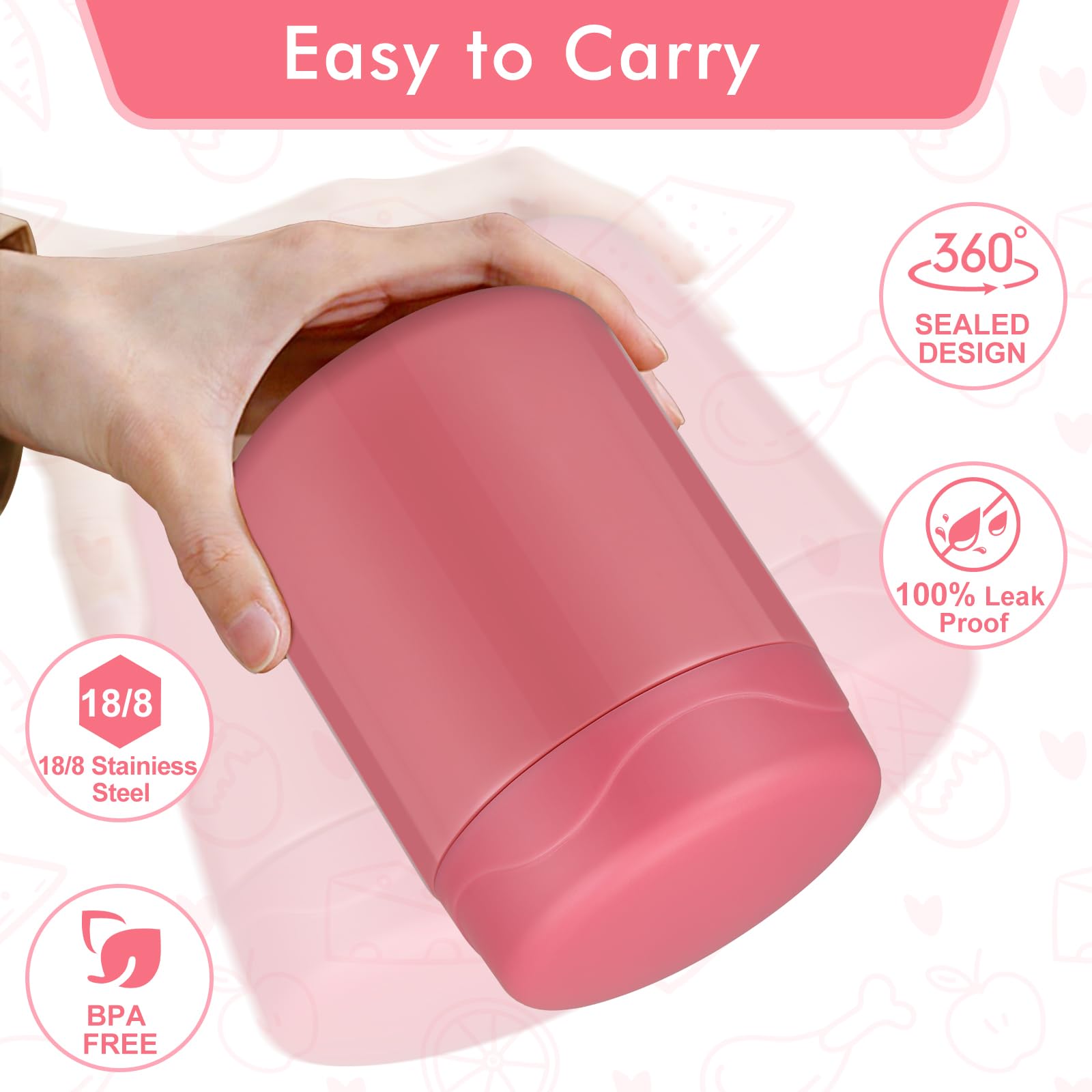 Two‑pack lunch containers ready for school lunches.