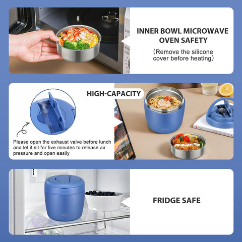 Wiwens Thermo Food Jar double-wall insulated stainless steel for temperature retention