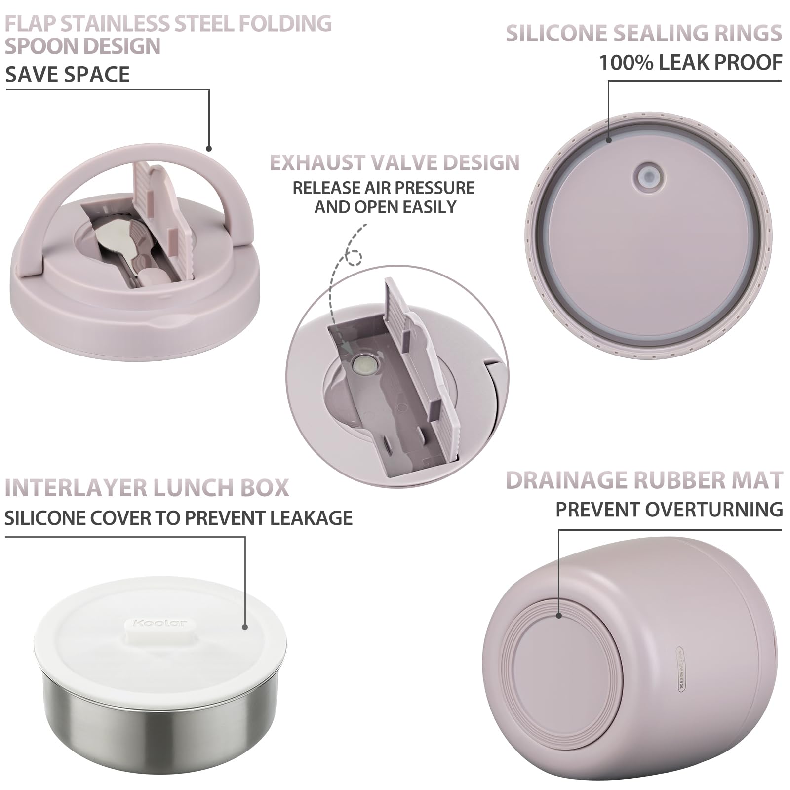 wiwens inner bowl separator allows two foods in one container