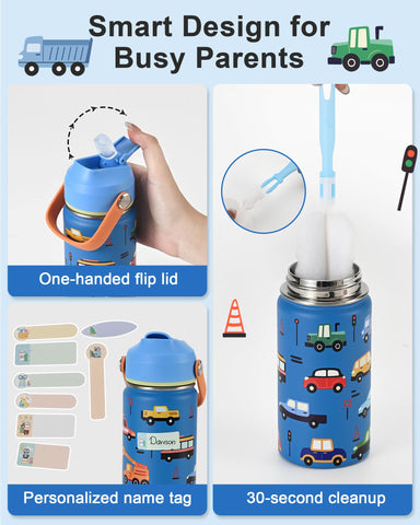 WixByti kids bottle with space print sparks curiosity and hydration anywhere