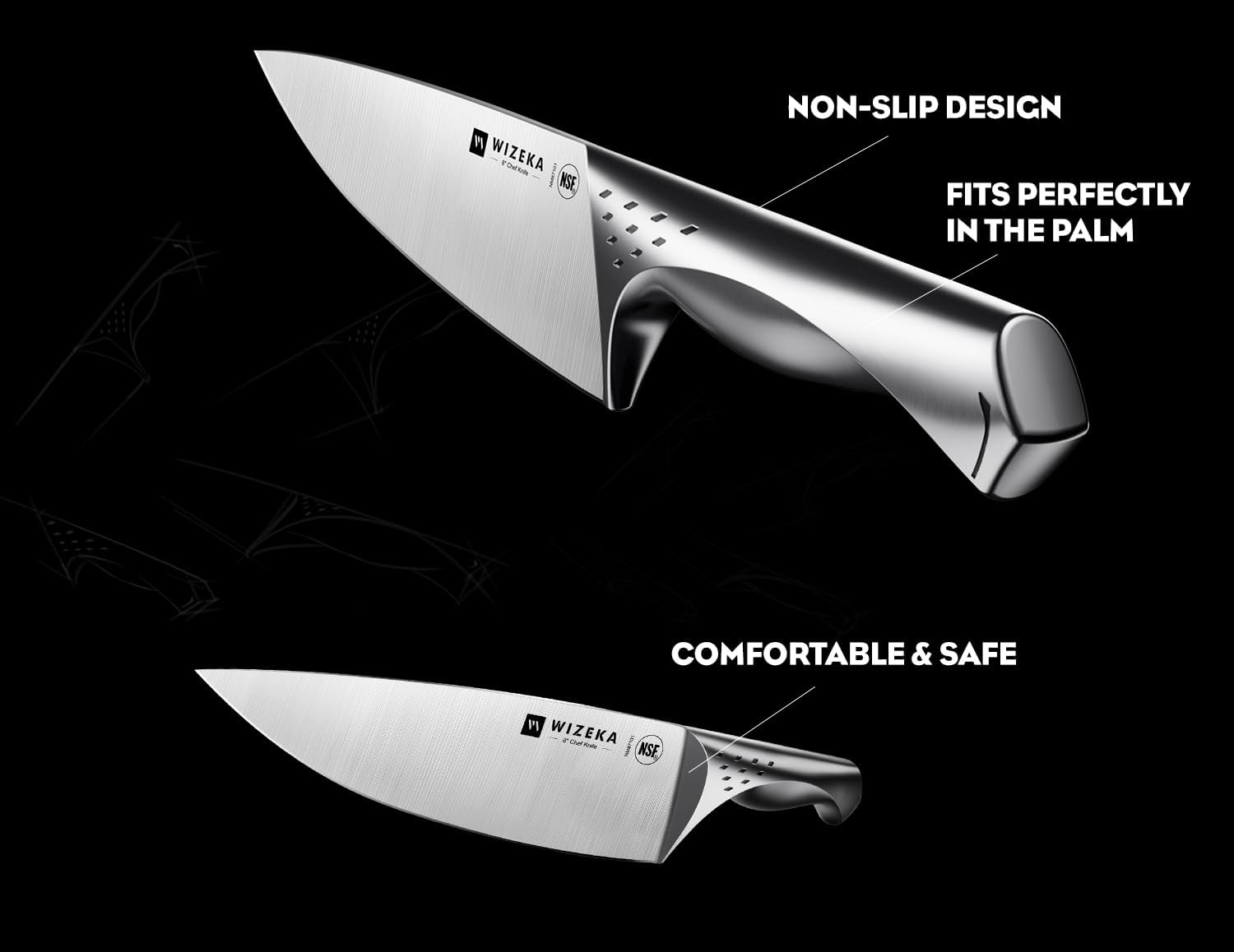 WIZEKA Jaguar full set layout shows 15-piece versatility for home cooks