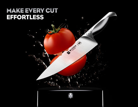 WIZEKA Jaguar ergonomic hand grip supports comfortable, fatigue-free slicing