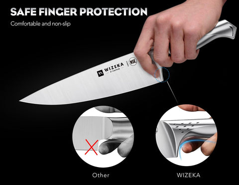 WIZEKA Jaguar sharpener in block enables quick edge maintenance