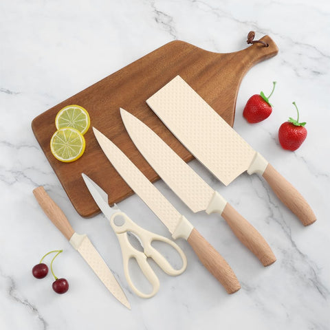 Wiztoynia beige kitchen set enhances any kitchen with practical storage and style