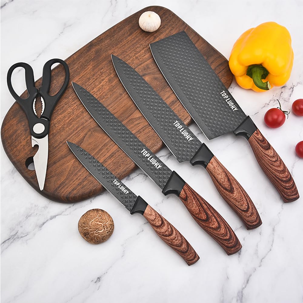 Wiztoynia 10in chef's knife enables efficient meal prep and slicing.