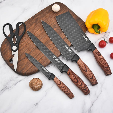 Wiztoynia 10in chef's knife enables efficient meal prep and slicing.