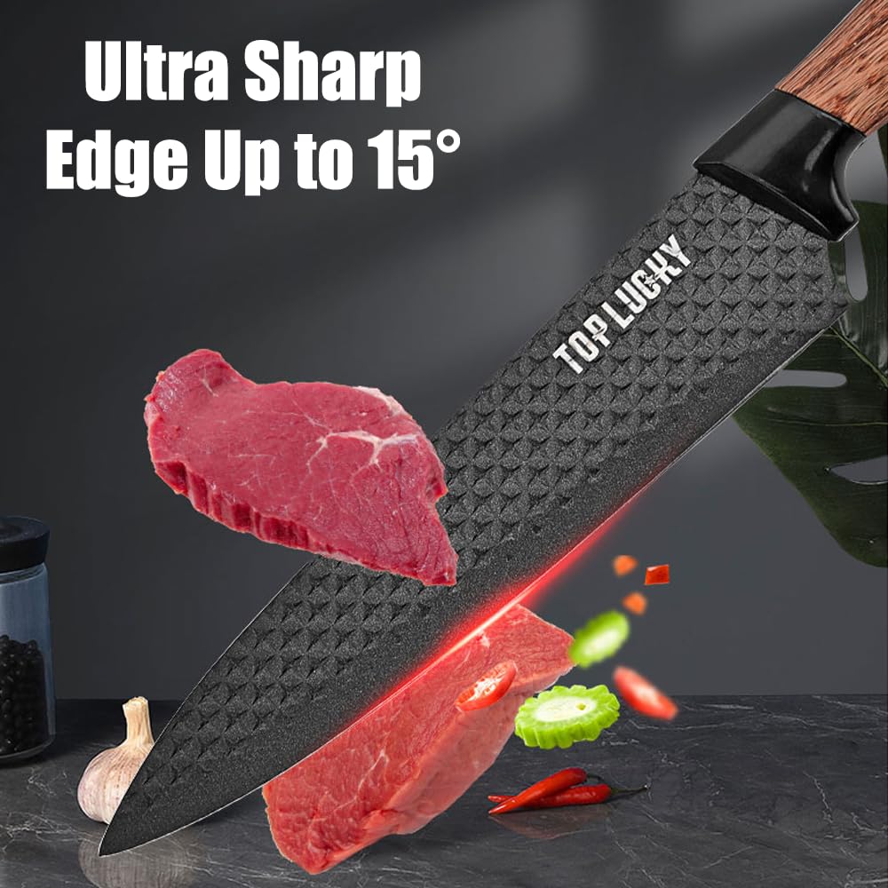 Wiztoynia 9in utility knife offers versatile cutting for fruits and small tasks.
