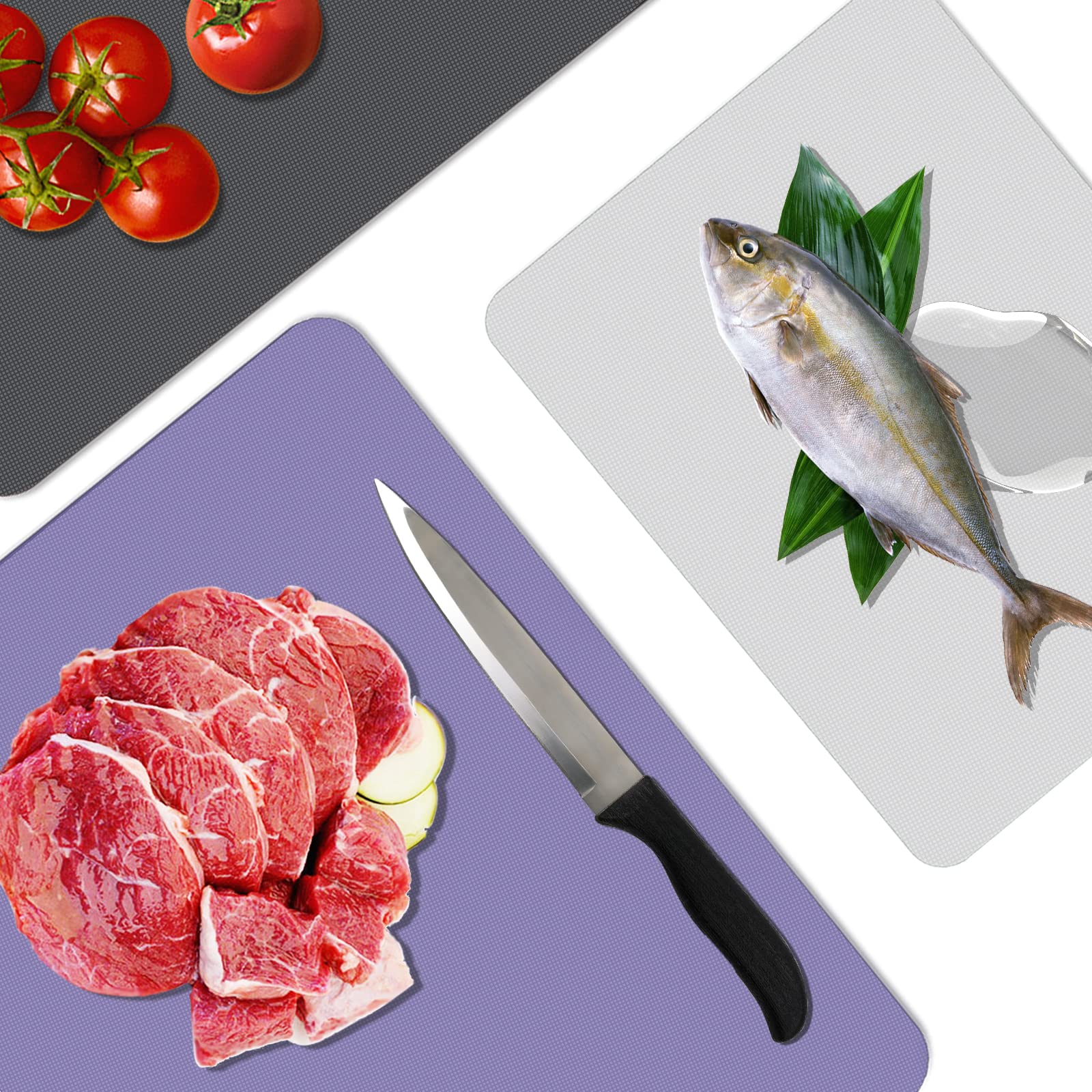 WK large cutting boards handle meat, fish, and poultry prep