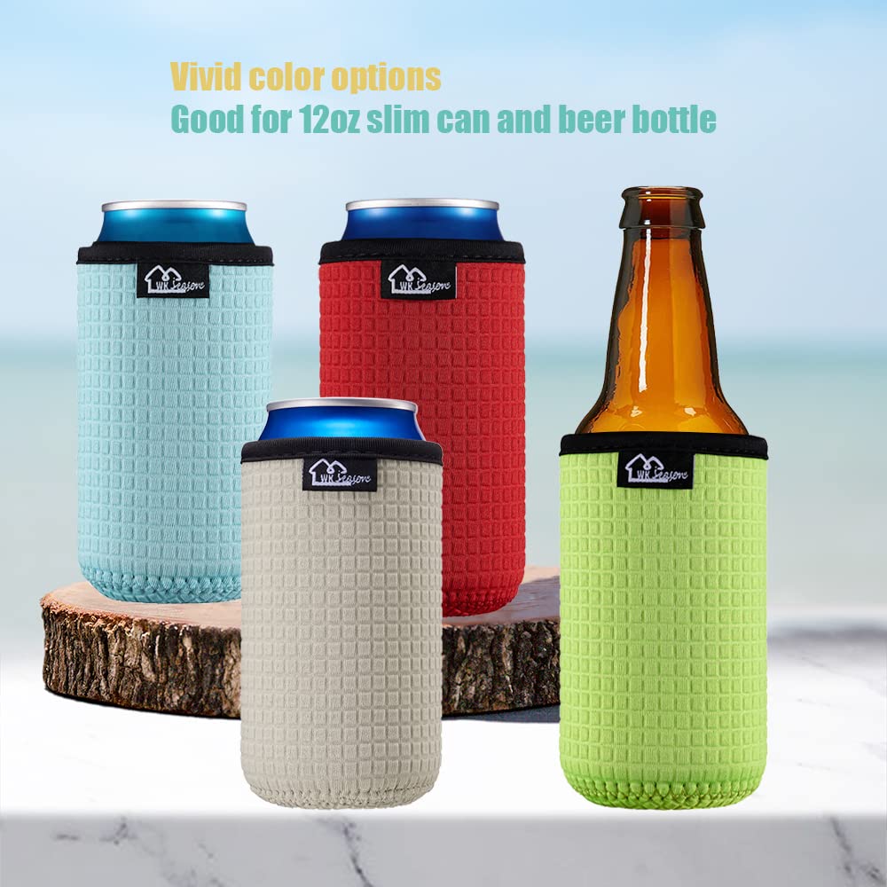 WK IEASON 16oz can sleeve light blue highlights color variety and easy handling.