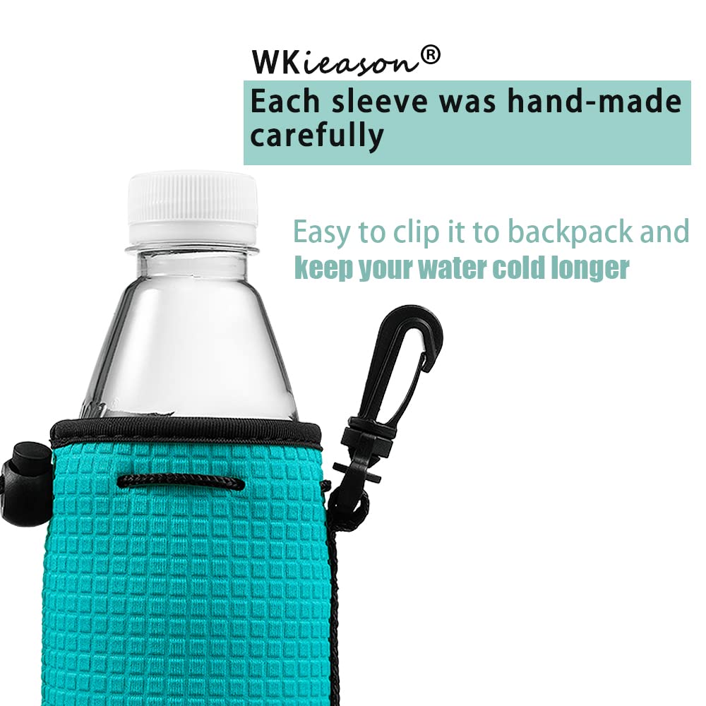 WK IEASON sleeve with drawstring clip makes carrying bottles easier.