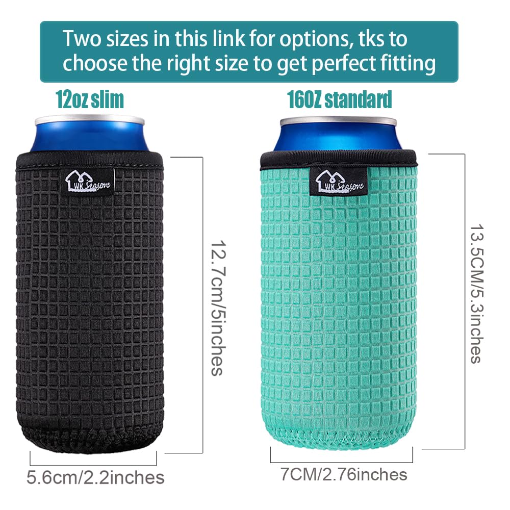 WK IEASON foldable neoprene sleeve is portable for beach and parties.