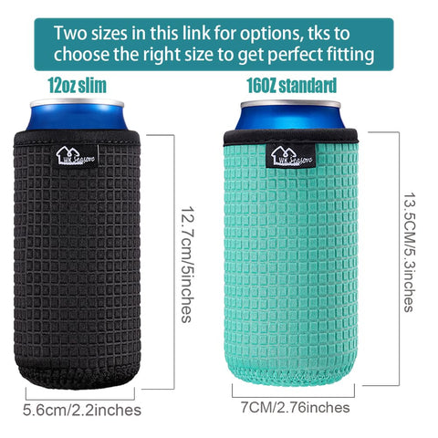 WK IEASON foldable neoprene sleeve is portable for beach and parties.