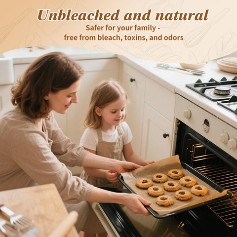 WKTML parchment liners for ovens and air fryers offering versatile use.