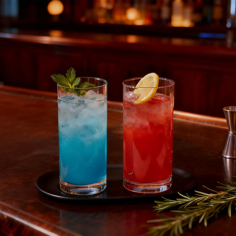 Wlasss Bar-glassware collection in gift box for celebrations.