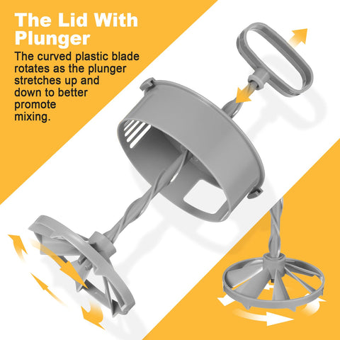 WLKSTS 2-quart capacity ideal for shakes, juices, and batters.