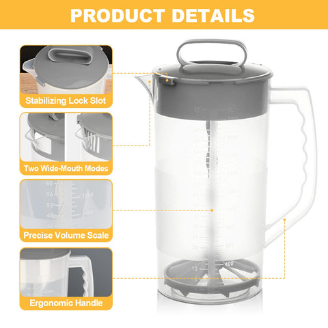 WLKSTS translucent bottle shows liquid level during use.