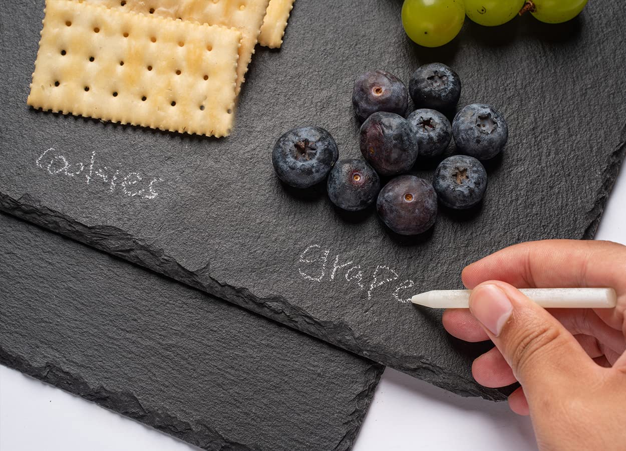 WLWNWFT charcuterie slate tray ideal for appetizers and sushi nights