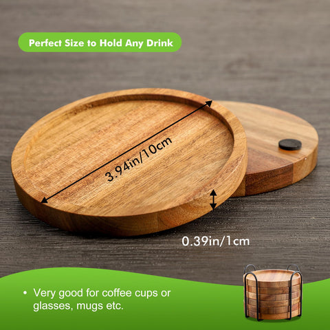 WLWNWFT coasters for dining table keep meals neat and elegant.