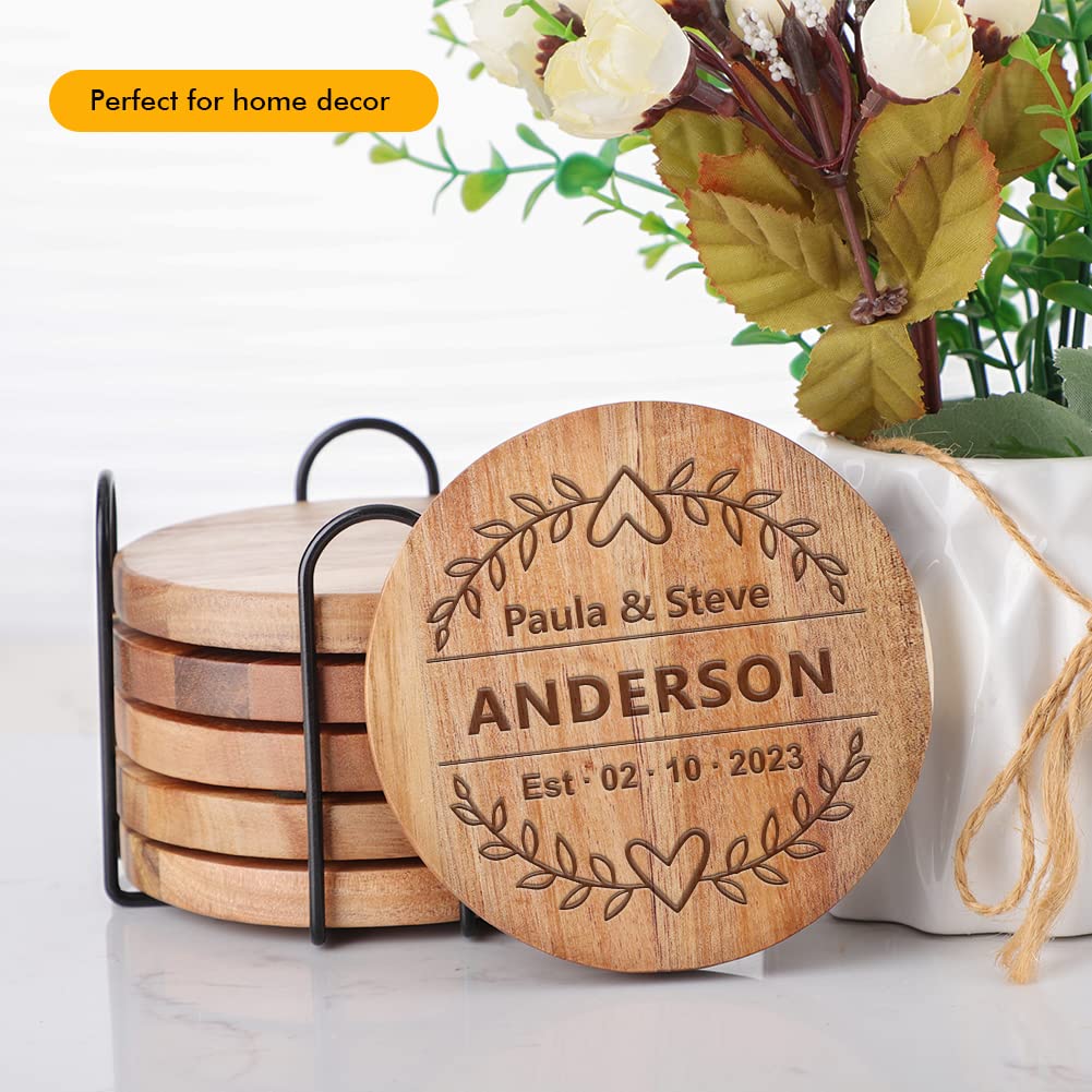 WLWNWFT durable acacia wood resists cracking versus ceramic alternatives.