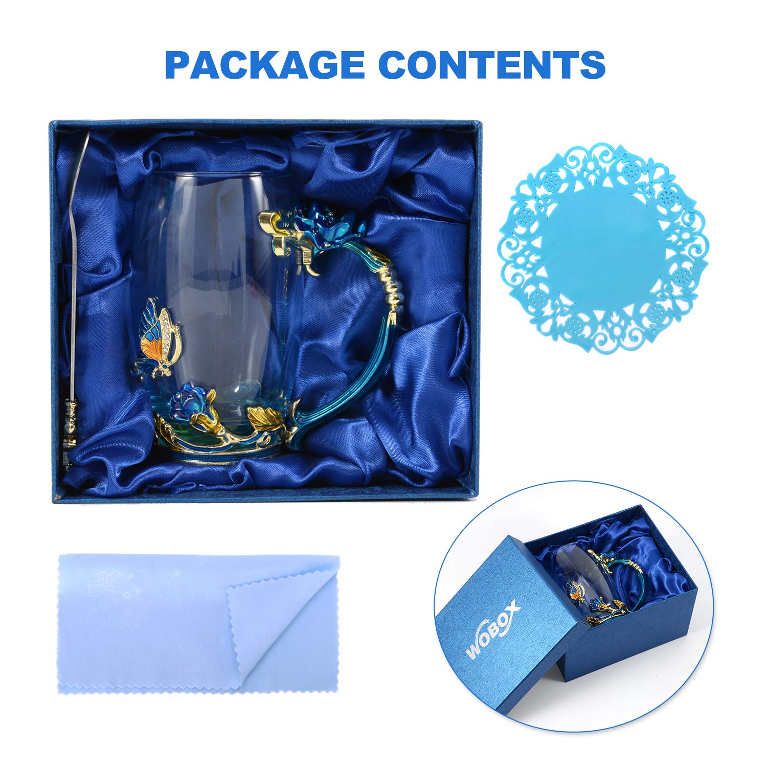 WOBOX teacup set, perfect for gifting on Mother's Day, Father's Day, and Valentine's Day.