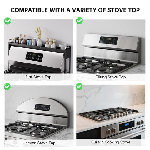 Anti-slip base prevents sliding on the stovetop surface