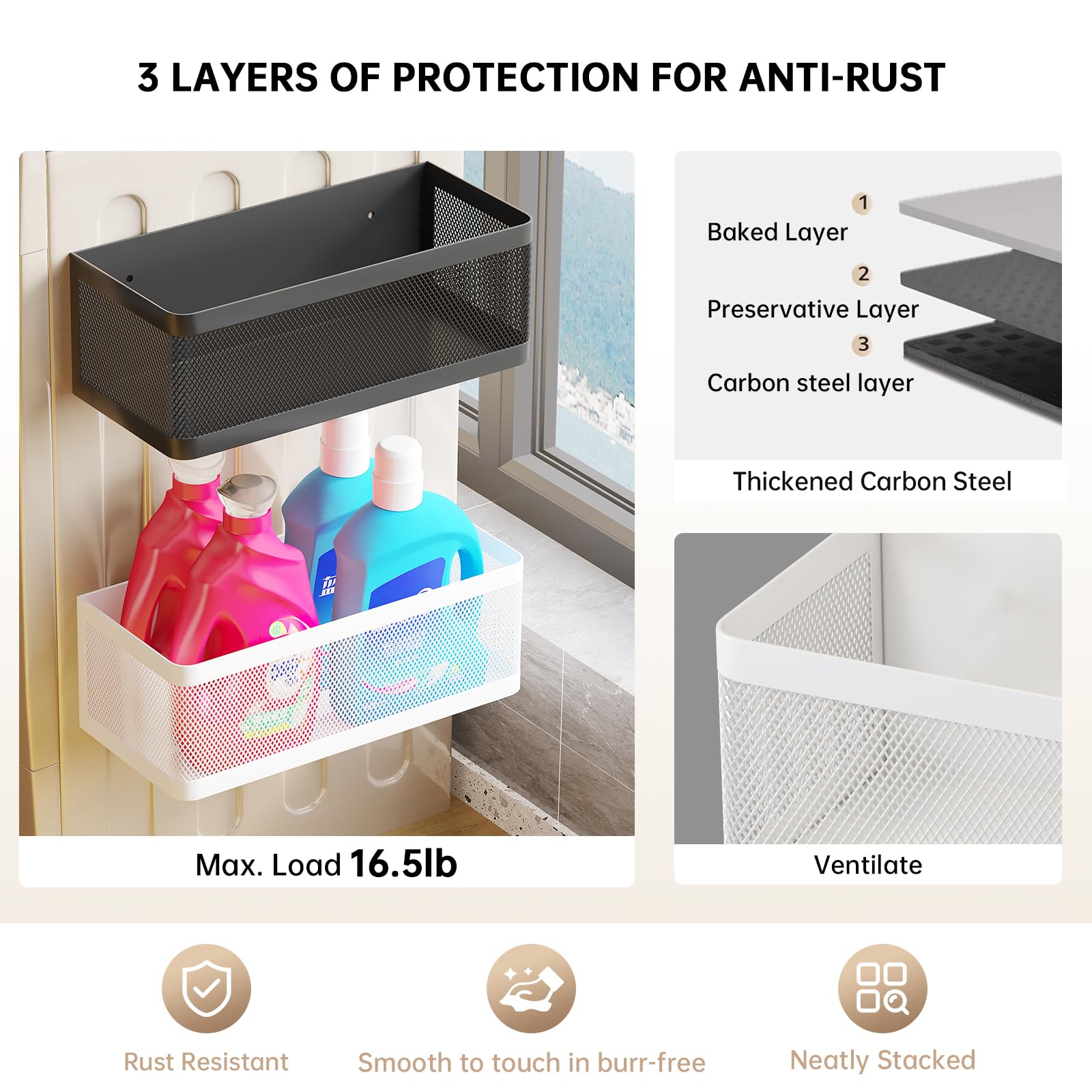 Magnetic dryer sheet holder from WOCHUANGSI keeps laundry supplies tidy