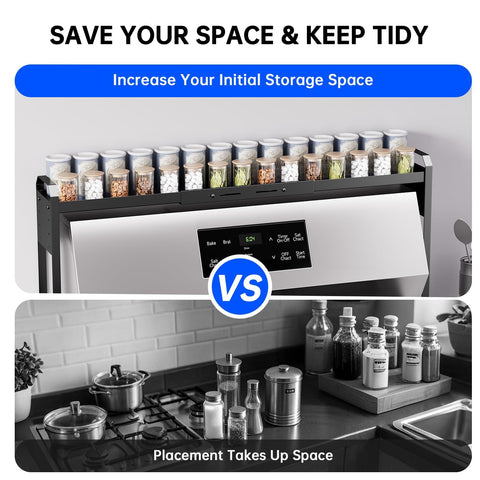 Durable stovetop organizer designed for long-term use